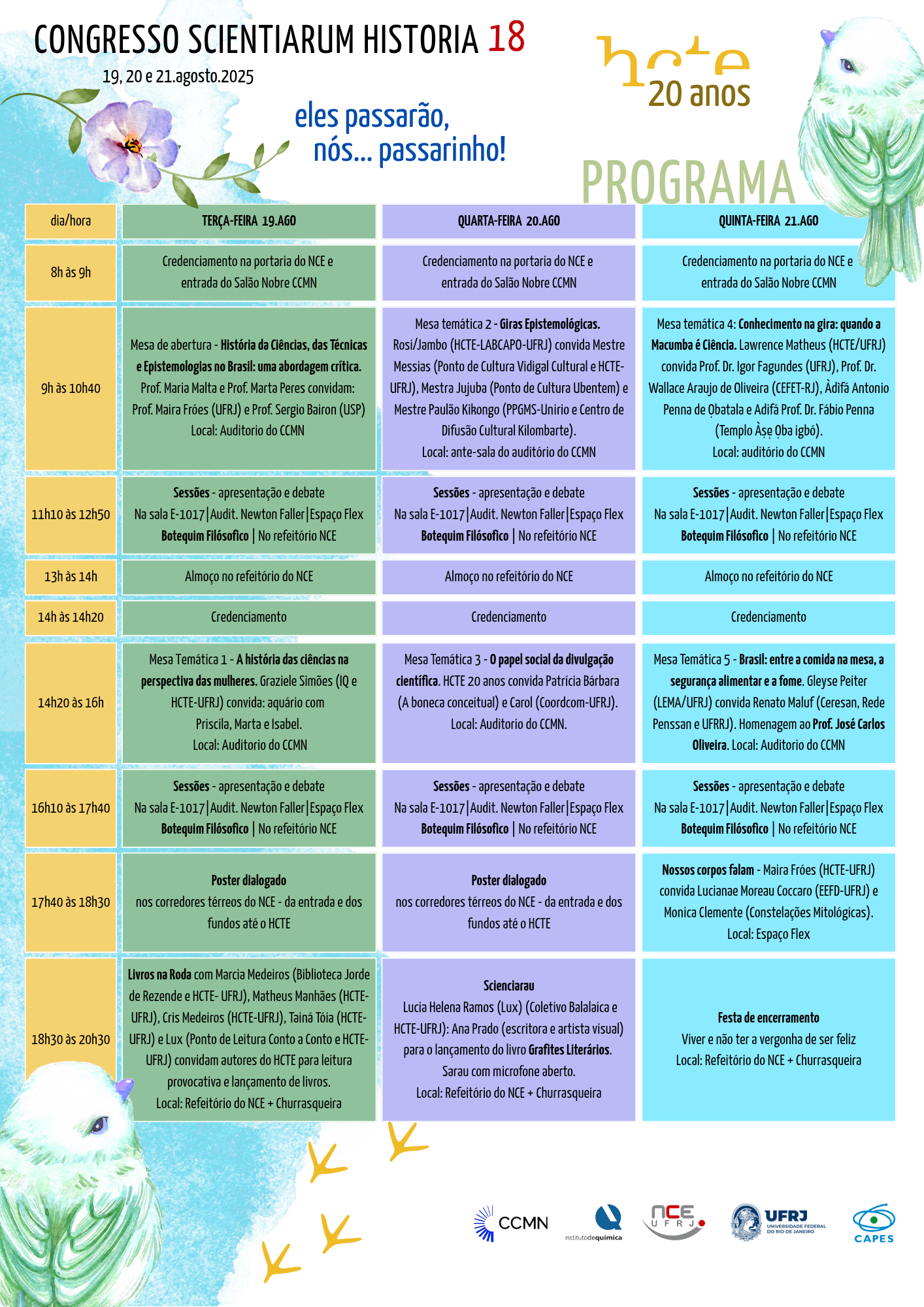 programa��o geral